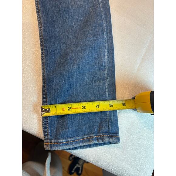 Divided by H&M Women's Blue Denim Distressed Overalls Size 6 - Picture 8 of 10